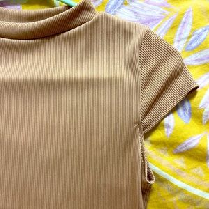 Tan bodycon dress